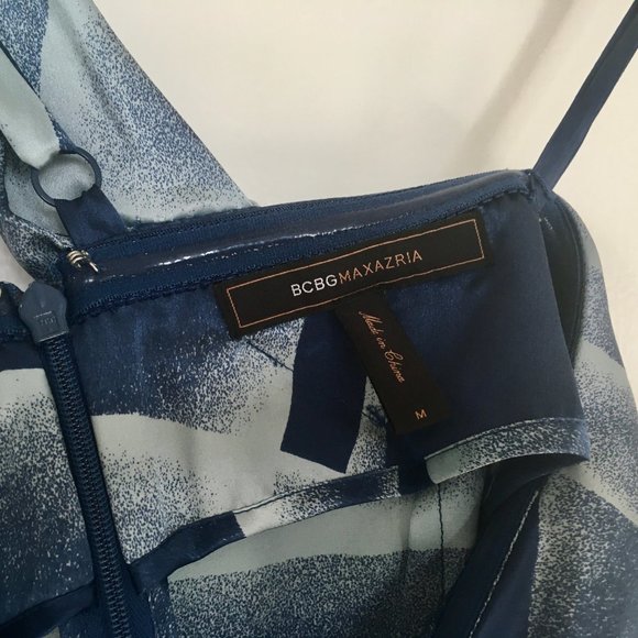 BCBGMaxAzria Silk One Shoulder Blouse Top - Picture 4 of 4